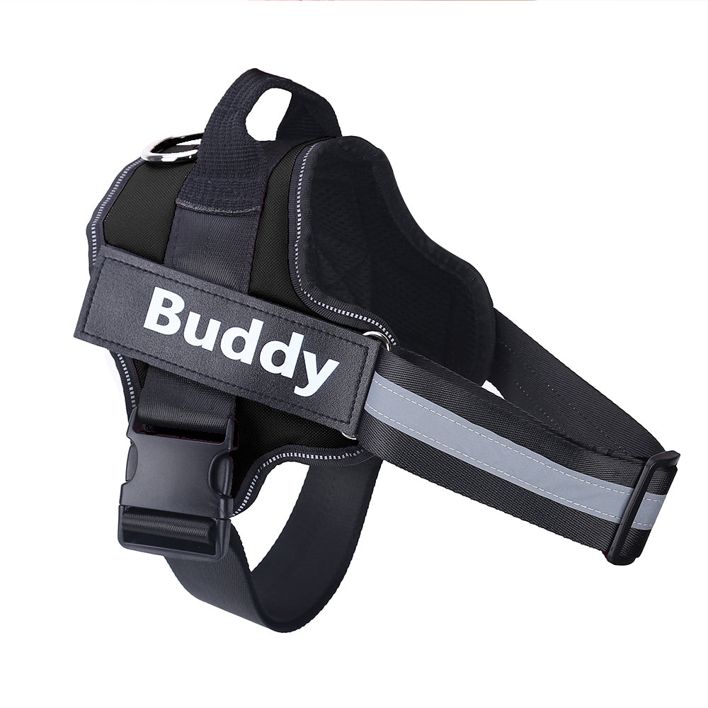 Personalized No Pull Dog Harness Reflective Adjustable Comfortable Fit