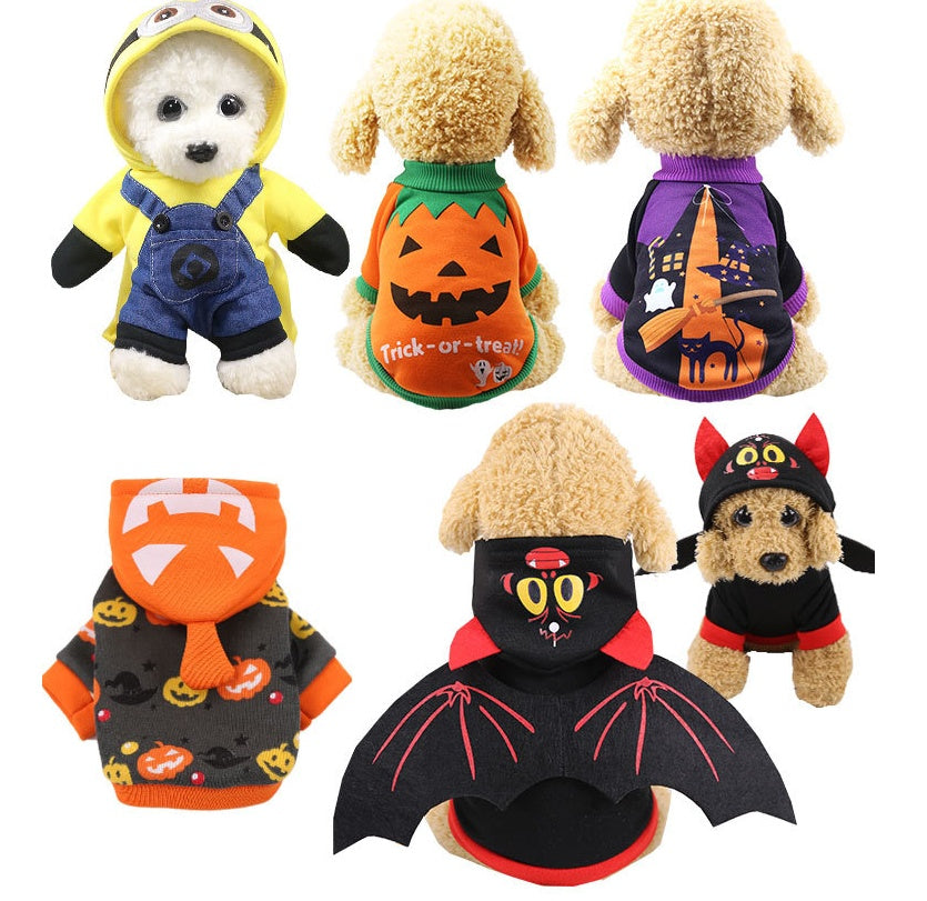 Adorable Halloween Pet Clothes Fun Costume for Dogs Cats