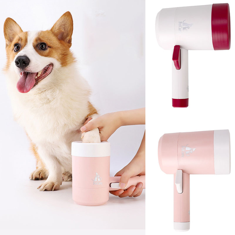 Portable Pet Paw Cleaner Cup Easy Clean Dog Cat Feet