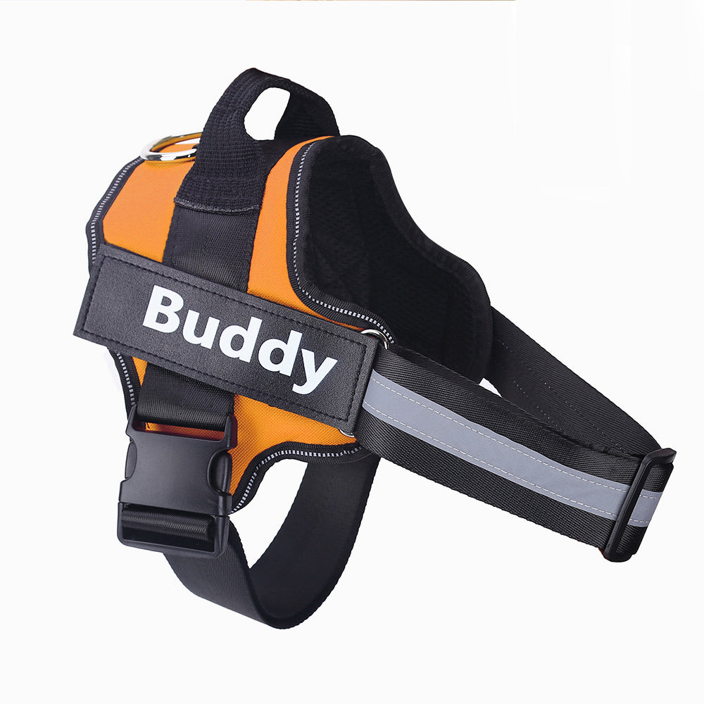 Personalized No Pull Dog Harness Reflective Adjustable Comfortable Fit