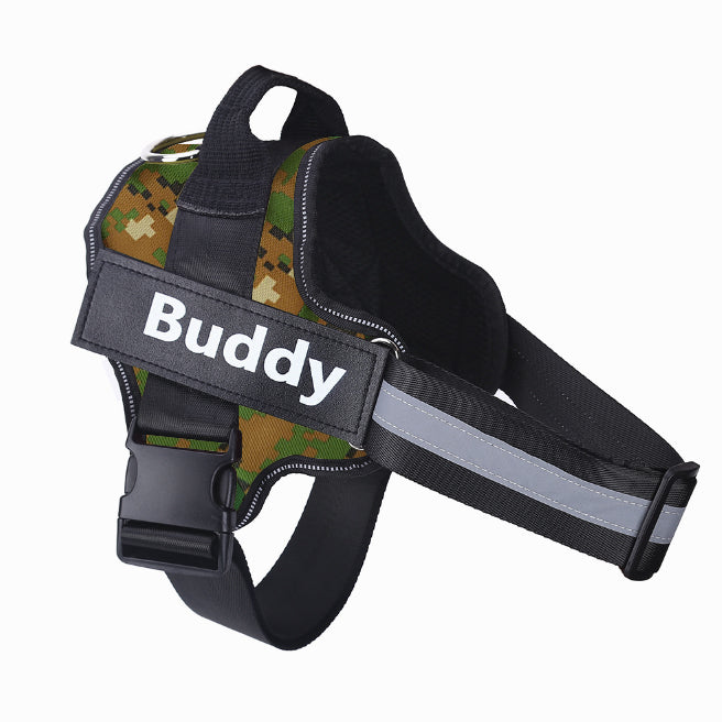 Personalized No Pull Dog Harness Reflective Adjustable Comfortable Fit
