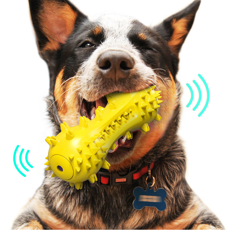 Interactive Dog Toothbrush Toy Cleans Teeth While Playing