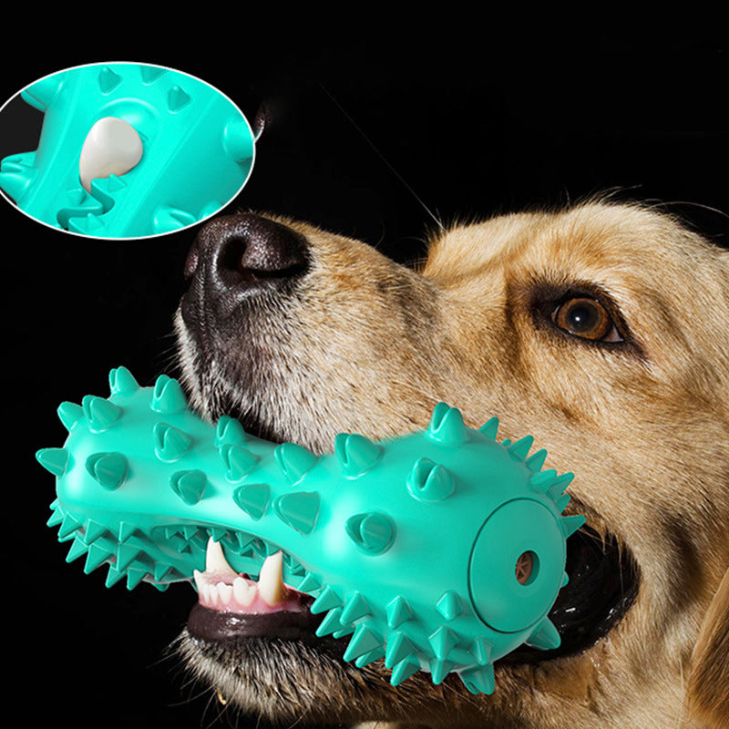 Interactive Dog Toothbrush Toy Cleans Teeth While Playing