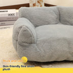 Cozy Large Pet Sofa Bed Plush Comfort for Dogs Cats