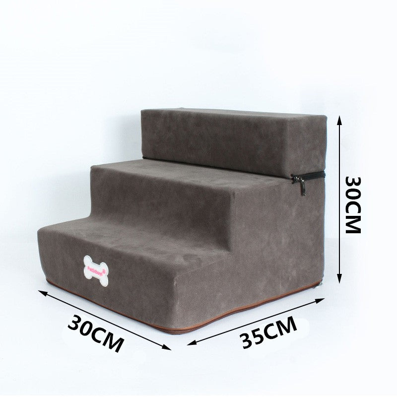 Soft Pet Stairs Steps for Bed Couch Dogs Cats