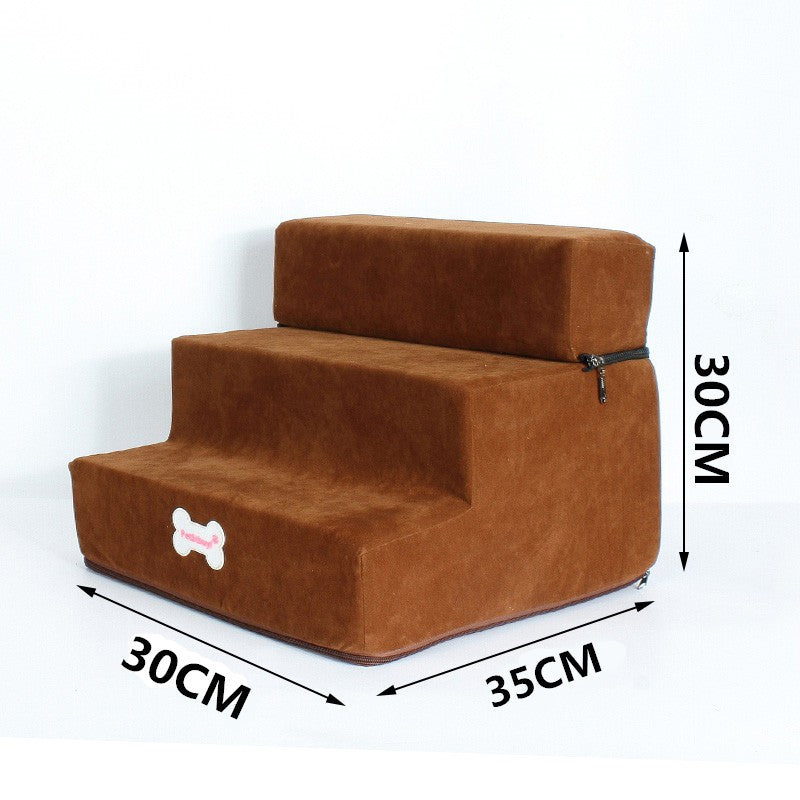 Soft Pet Stairs Steps for Bed Couch Dogs Cats