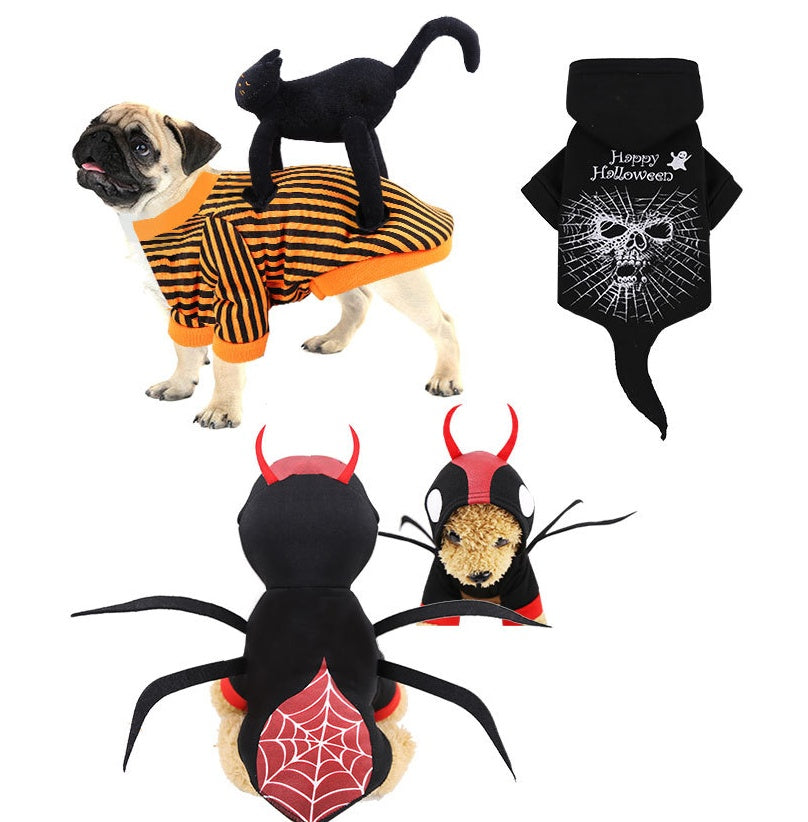 Adorable Halloween Pet Clothes Fun Costume for Dogs Cats