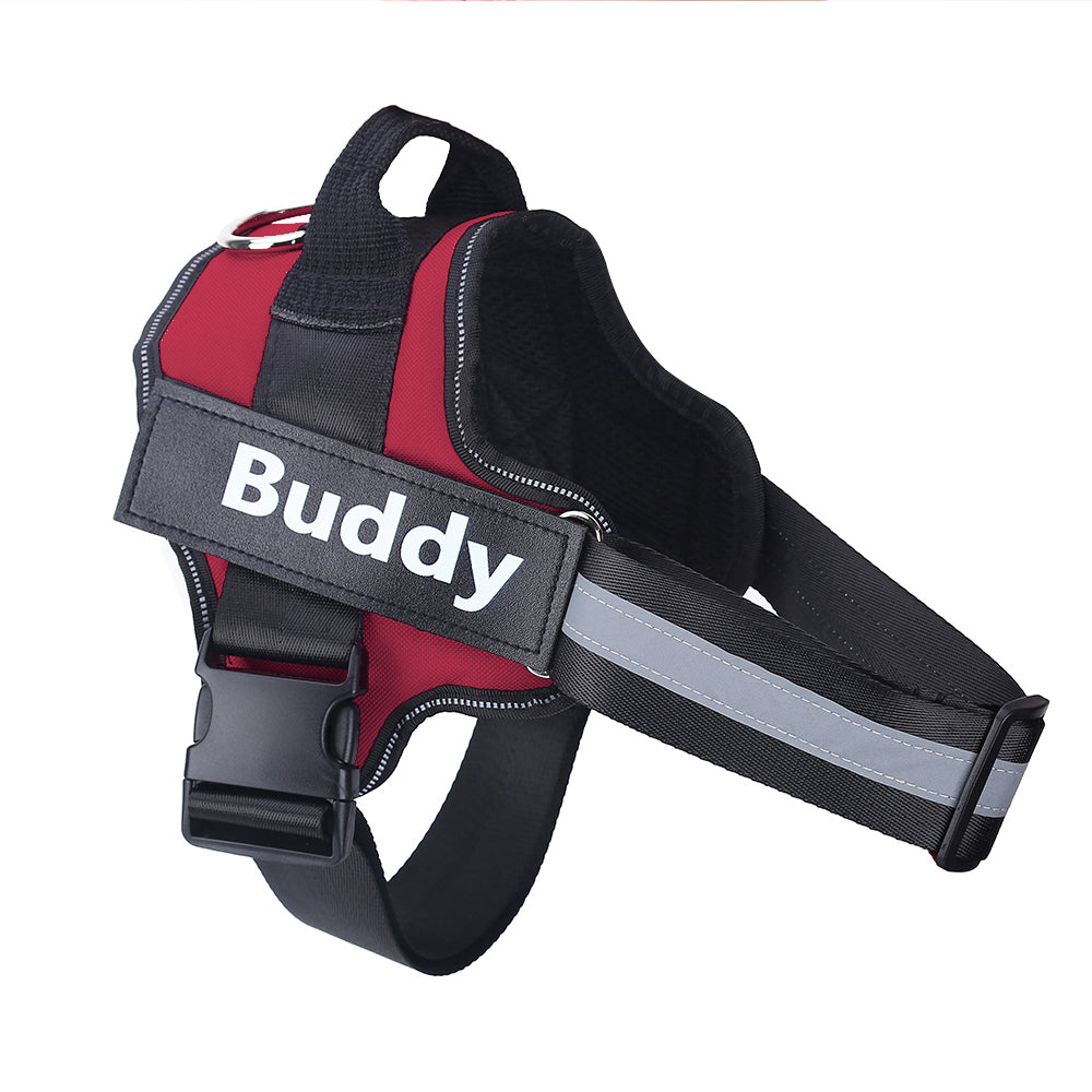 Personalized No Pull Dog Harness Reflective Adjustable Comfortable Fit