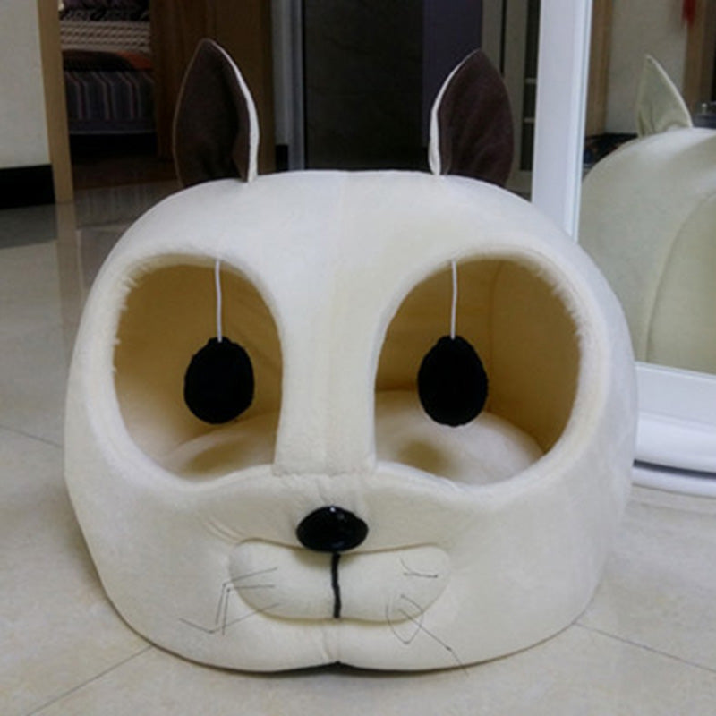 Soft Plush Rabbit Pet Bed Large Comfortable Sleeping Sofa