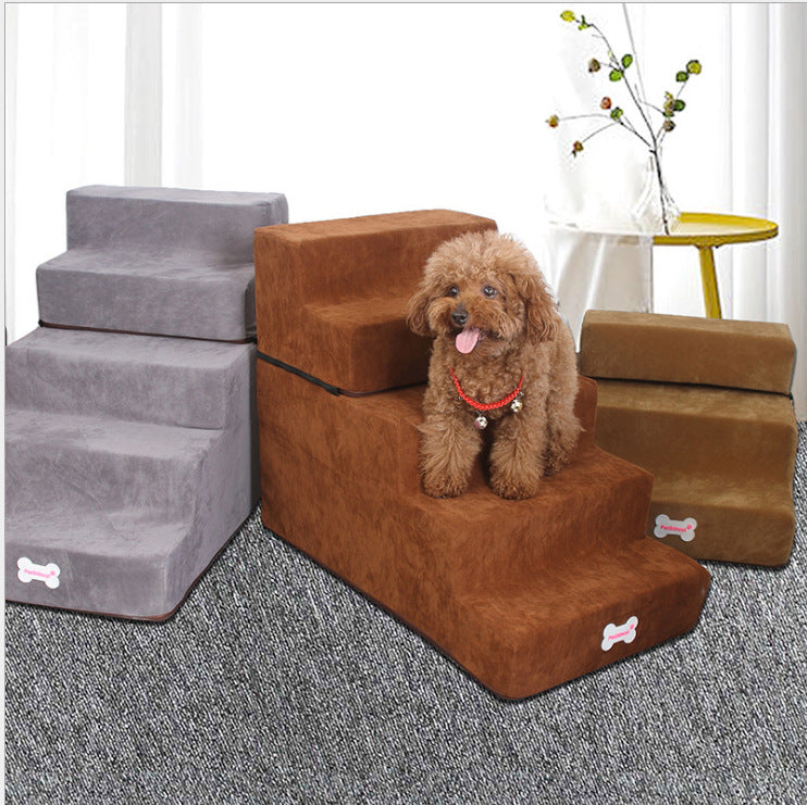 Soft Pet Stairs Steps for Bed Couch Dogs Cats